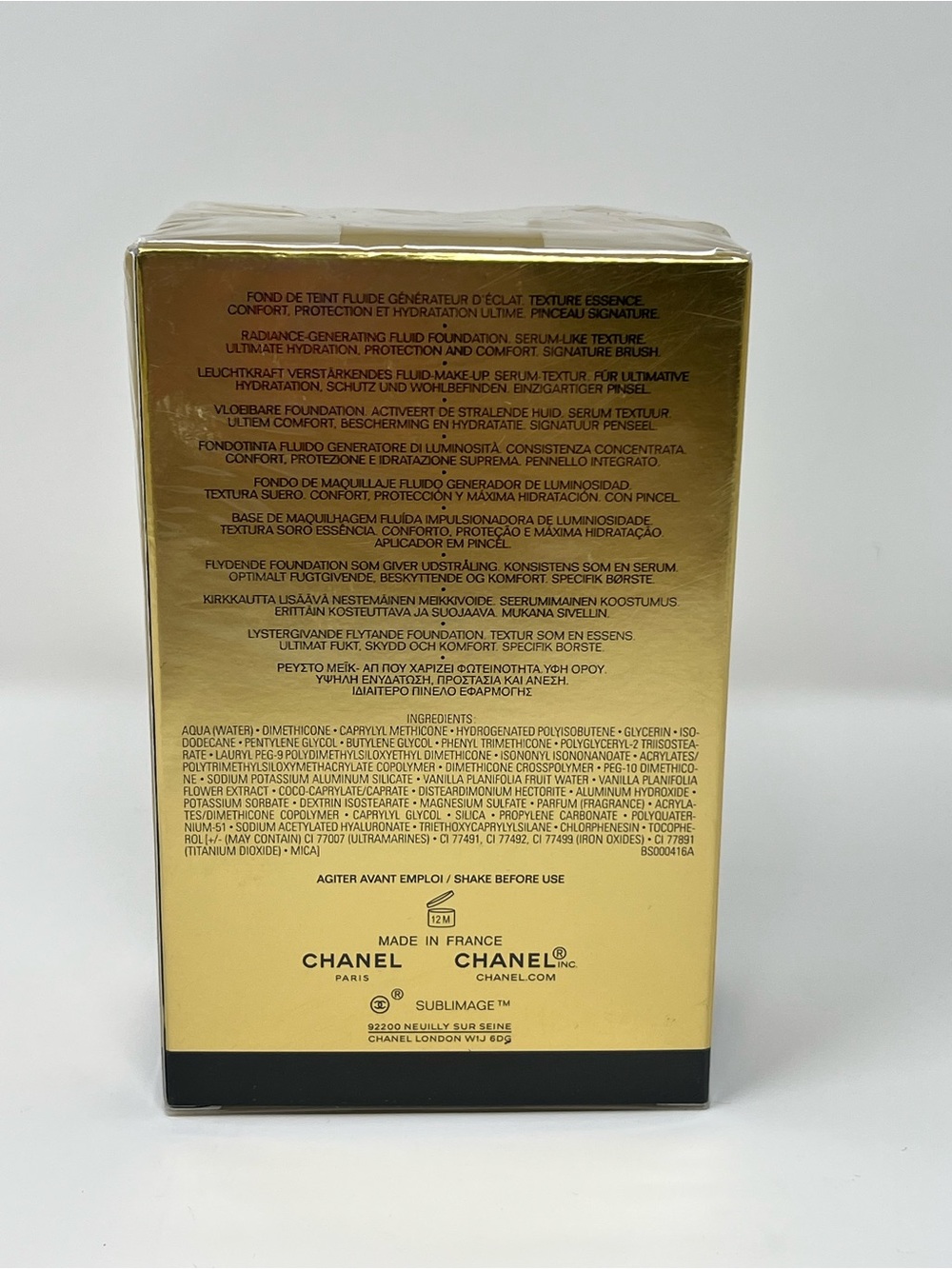 CHANEL Sublimage L’Essence de Teint Ultimate Serum Foundation, shade B40, 40 mL - Picture 3 of 6